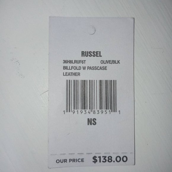 MICHAEL KORS MEN'S Cooper Pebbled Leather Billfold Wallet New - Picture 5 of 12